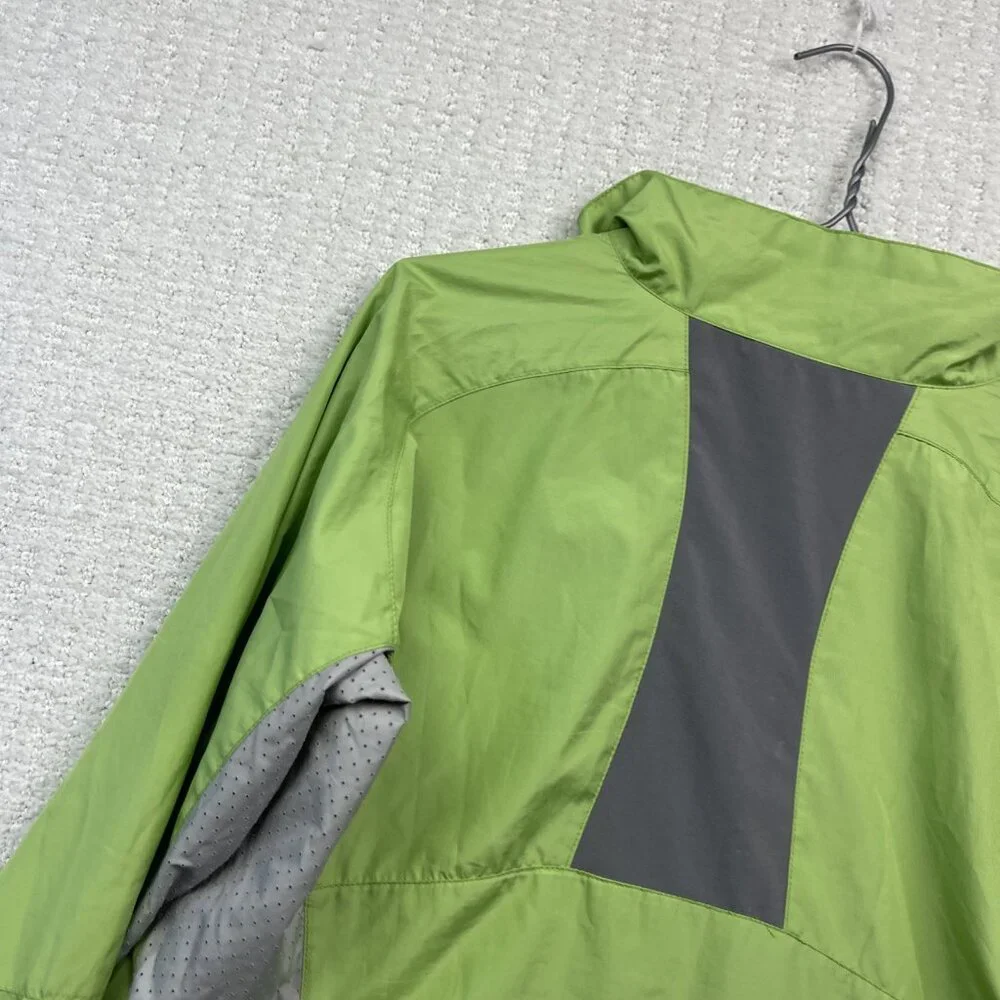 Y2K Salomon Ultralight Running Jacket Lime Green Women Sz M Hiking / Outdoor - Picture 13 of 13